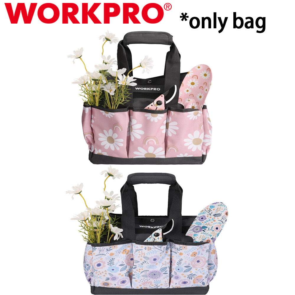 WORKPRO Heavy Duty Garden Tool Bag Oxford Garden Tool Storage Bag