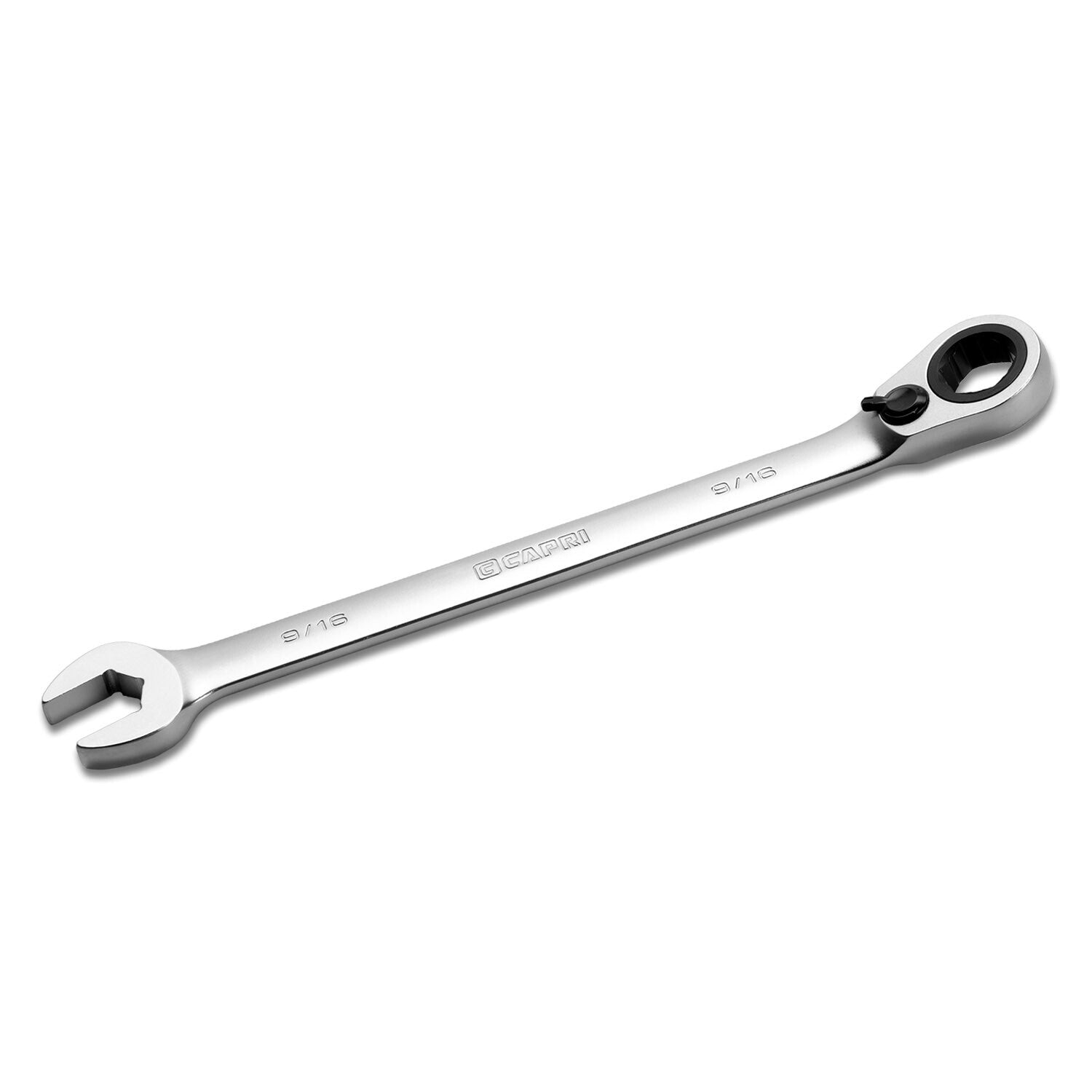 Capri Tools 6-Point Reversible Ratcheting Combination Wrench, Metric & SAE Sizes