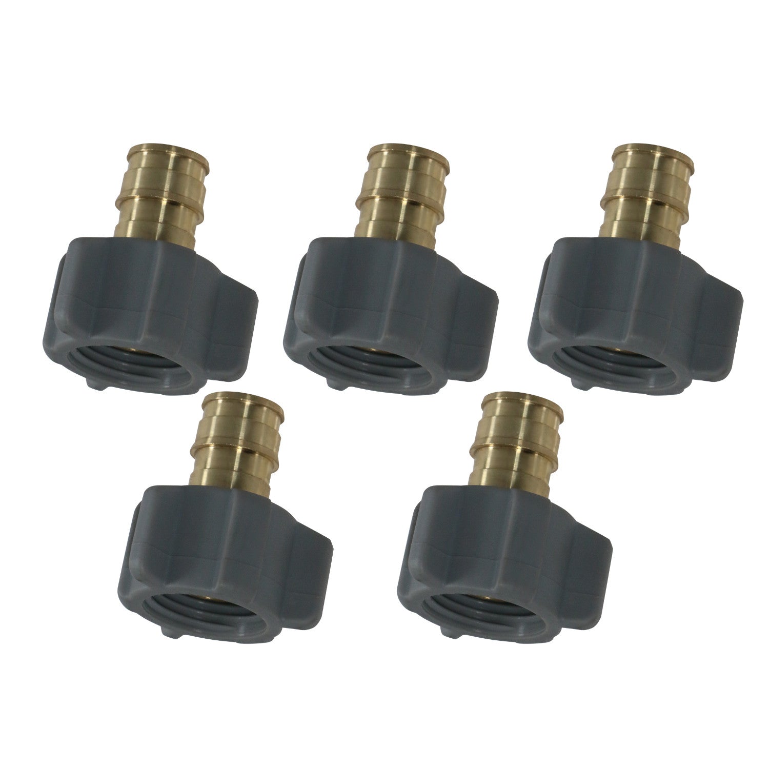 XFITTING 1/2" Pex A x 1/2" Female Swivel Adapter 5 Pack