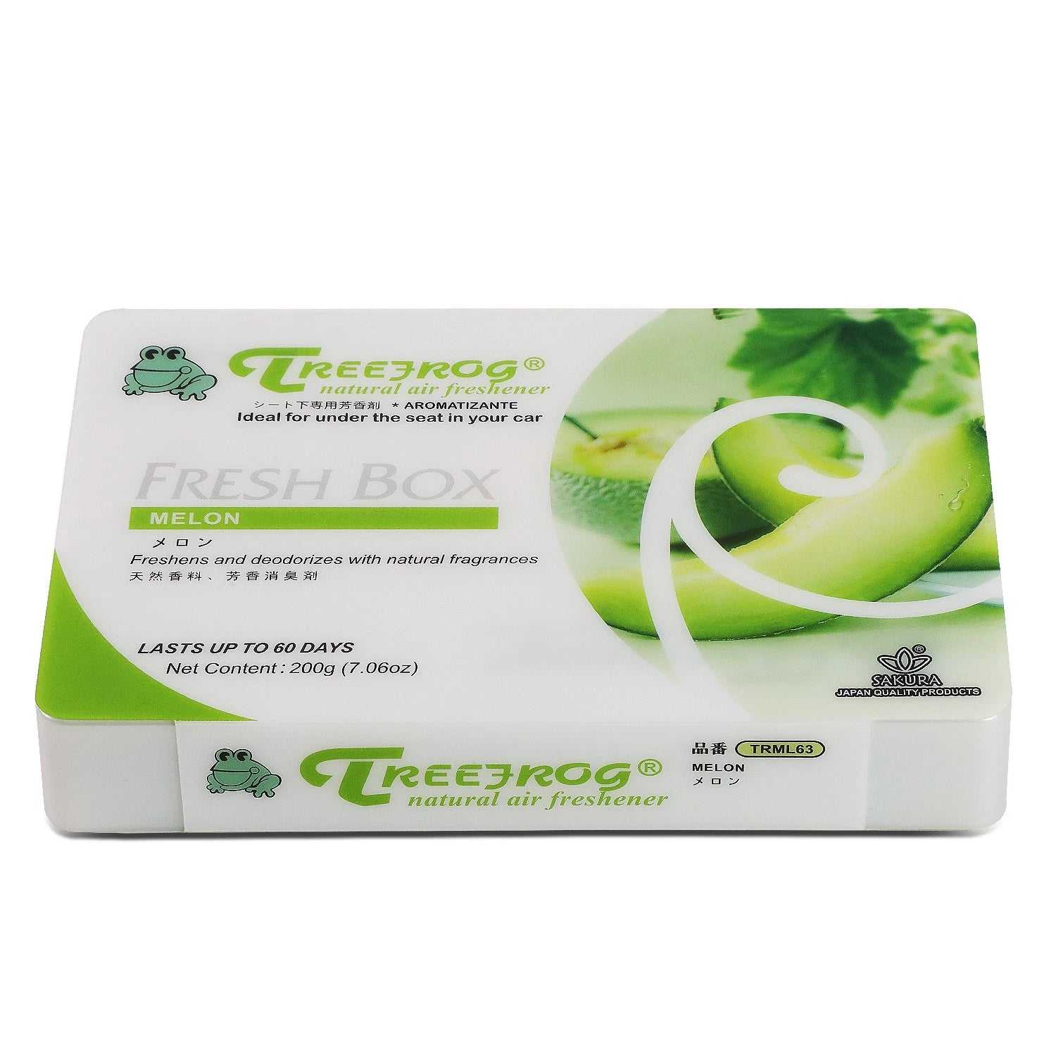 Treefrog Freshbox 200g Melon Scent Honeydew Auto Car Office Home Air