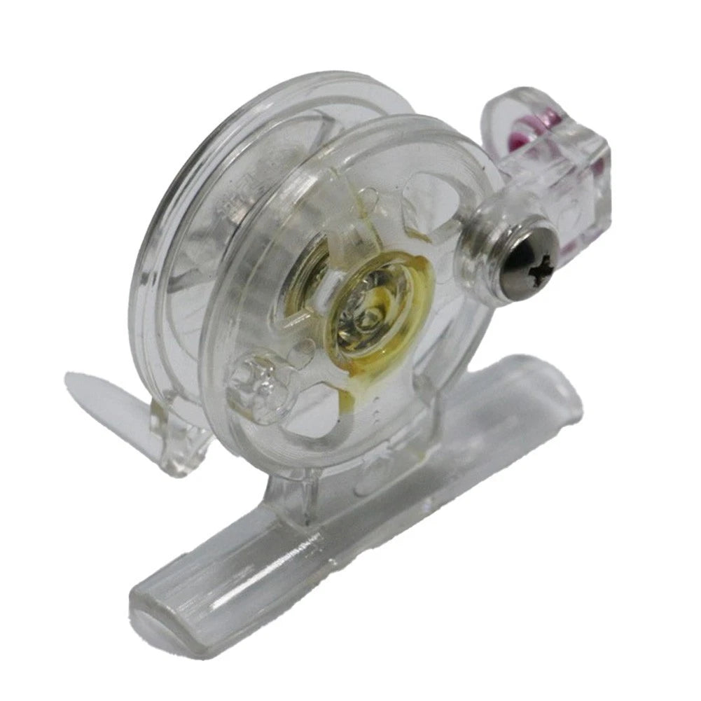 1 *Fishing Reel Ice Fishing Reel Transparent Raft Fishing Wheel Right