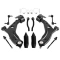 10x Front Lower LH RH Control Arms Sway Bar Links for 2007-2014 Edge