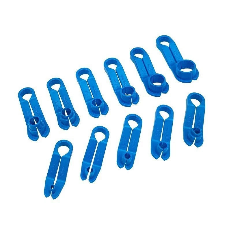 11pc Angled A/C Fuel Line Quick Release Coupling Disconnect Tool: 3/16" - 7/8"
