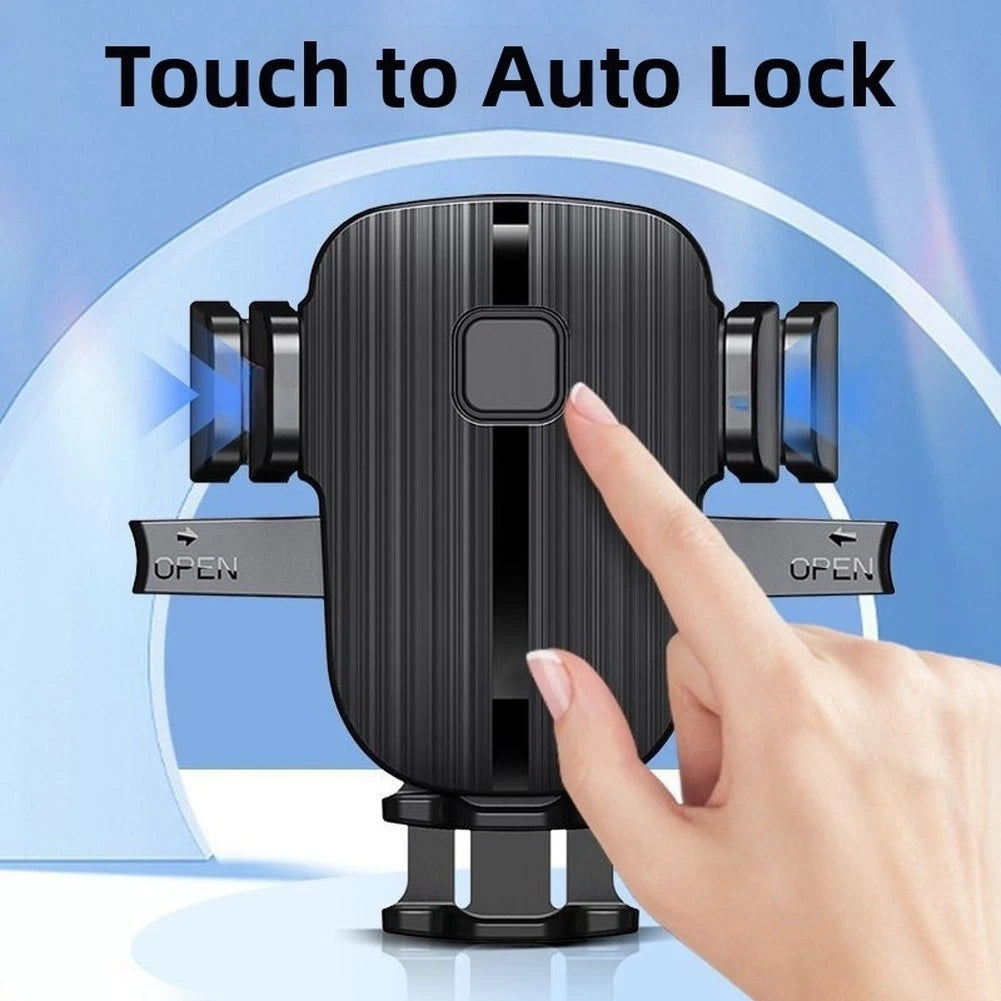 Sturdy Car Vent Phone Mount With Metal Hook And 360 Degree Flexibility