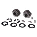 Complete Recycler Pinion Kit 15t Gears Washers Clips Springs For Toro