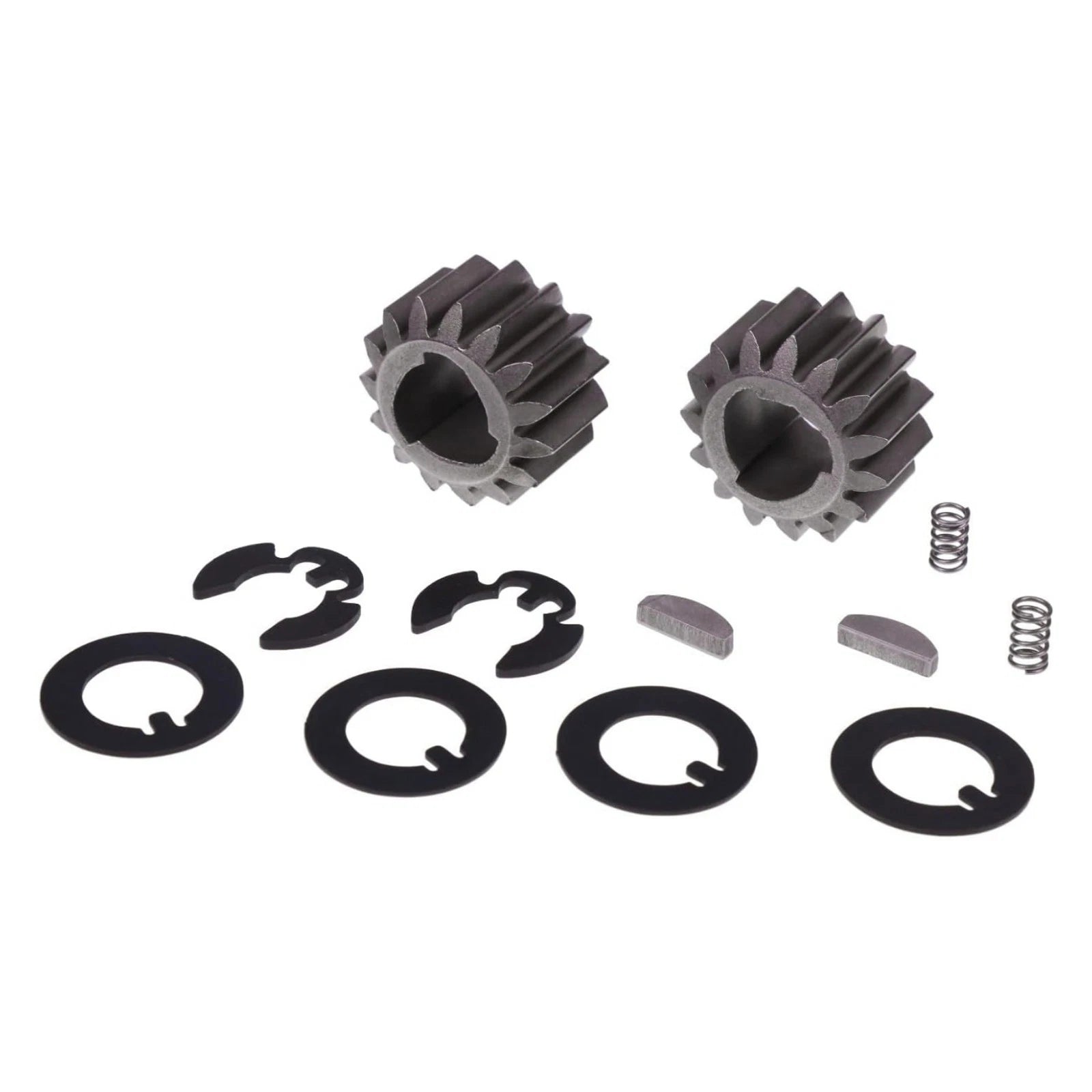 Complete Recycler Pinion Kit 15t Gears Washers Clips Springs For Toro