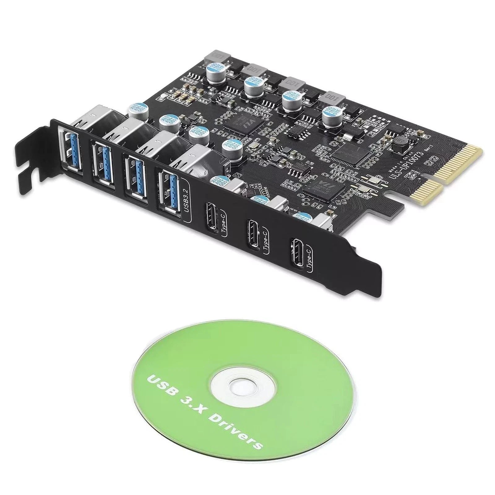 Desktop Expansion Card With 7 Ports 20gdps Usb 3.2 | Built Supply Co