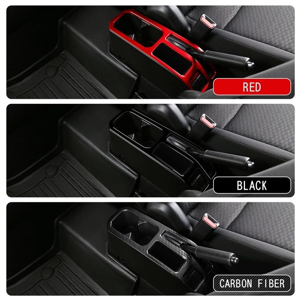 Abs Handbrake Panel With Carbon Fiber Texture For For Suzuki For