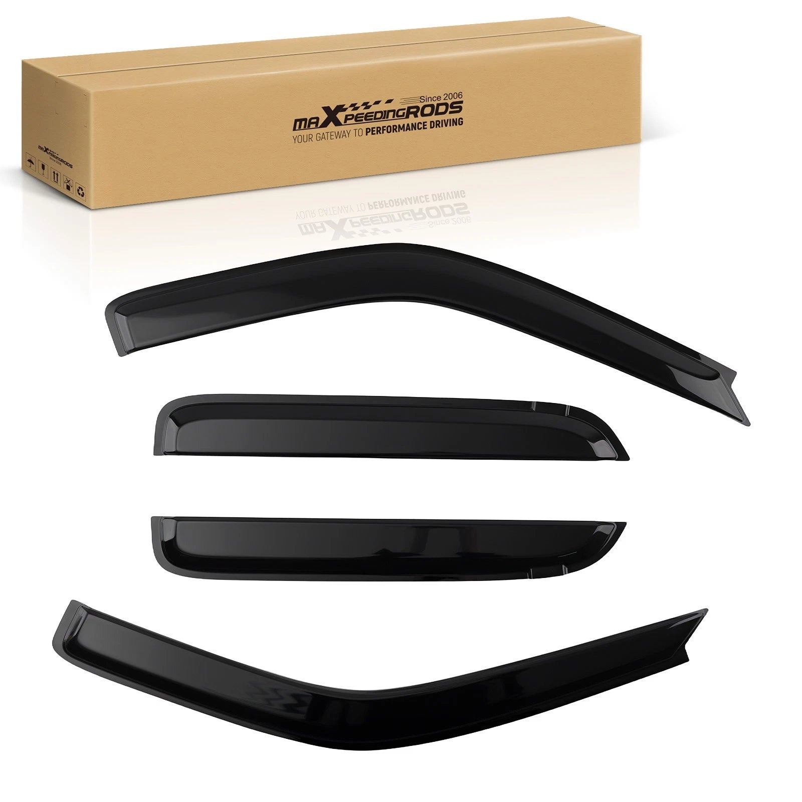 Window Rain Guard for Honda CRV 4-Door 1997-2001 Wind Deflector 2.5mm