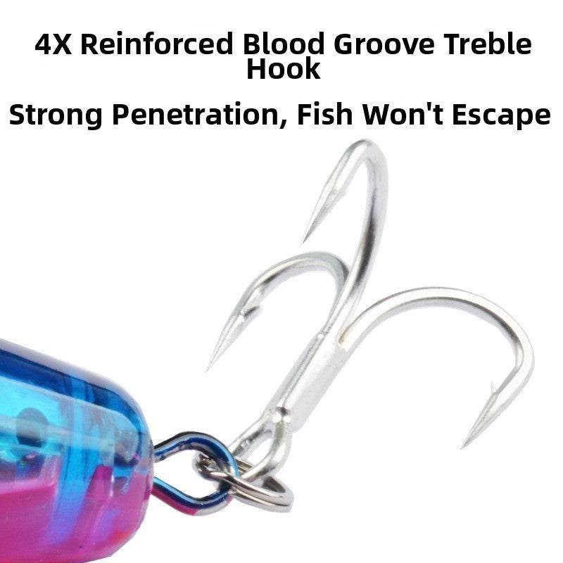 Popper Lure 12.5cm 40g for Bass Pike Musky Topwater Fishing Saltwater ReadyOpens
