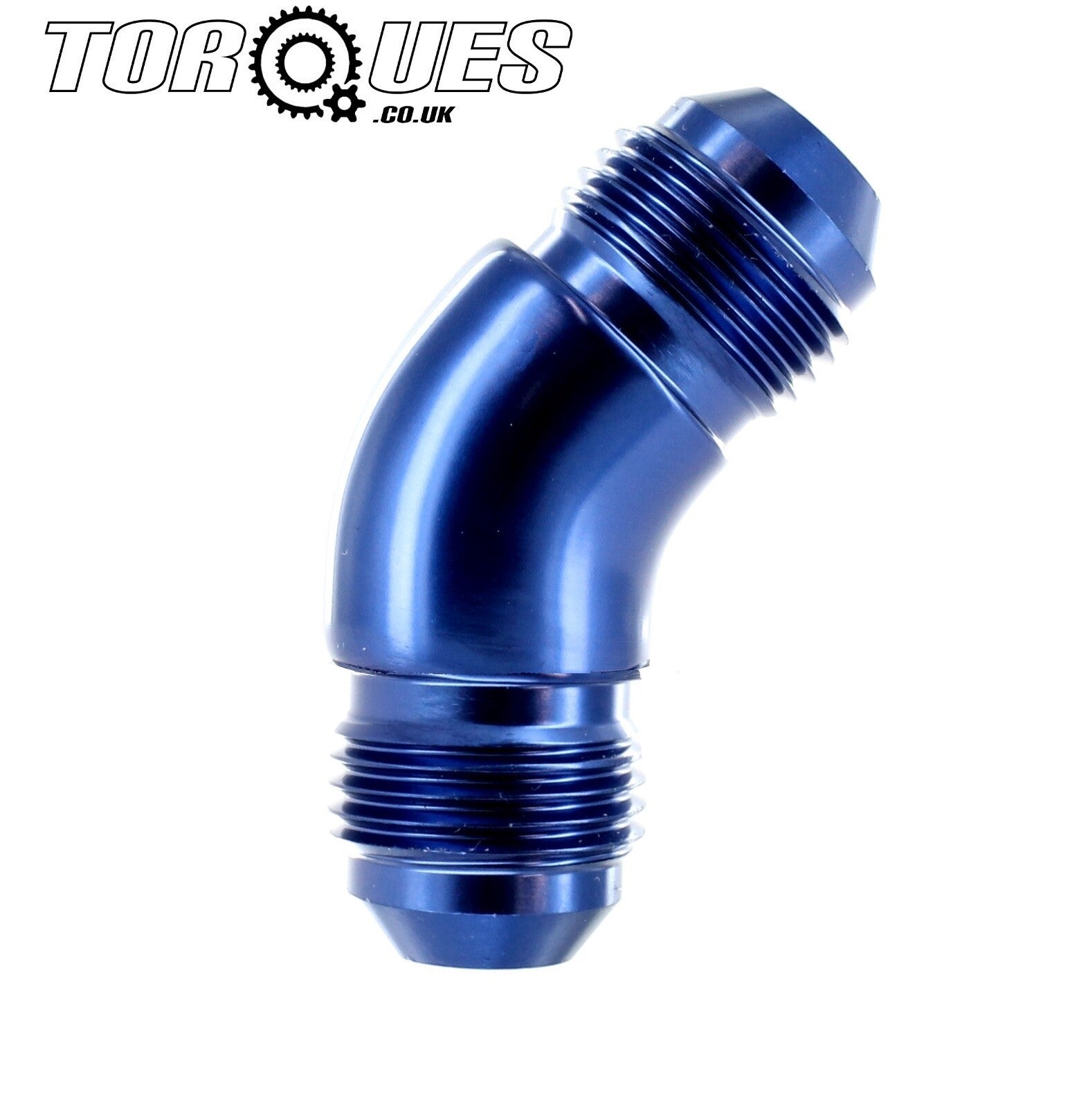 AN -4 (AN4 JIC-4) to AN -4 45 Degree Swept Flare Union Adapter