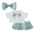 Student Girls School Uniform Style Clothes Fit For 20cm Doll Playing