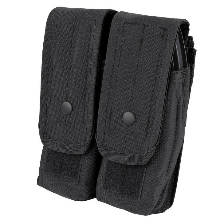 Black Tactical Double 7.62 Modular Magazine Mag Pouch