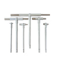 6PCS Telescoping Gauge Set 5/16"–6" Internal Bore Hole T-Gage