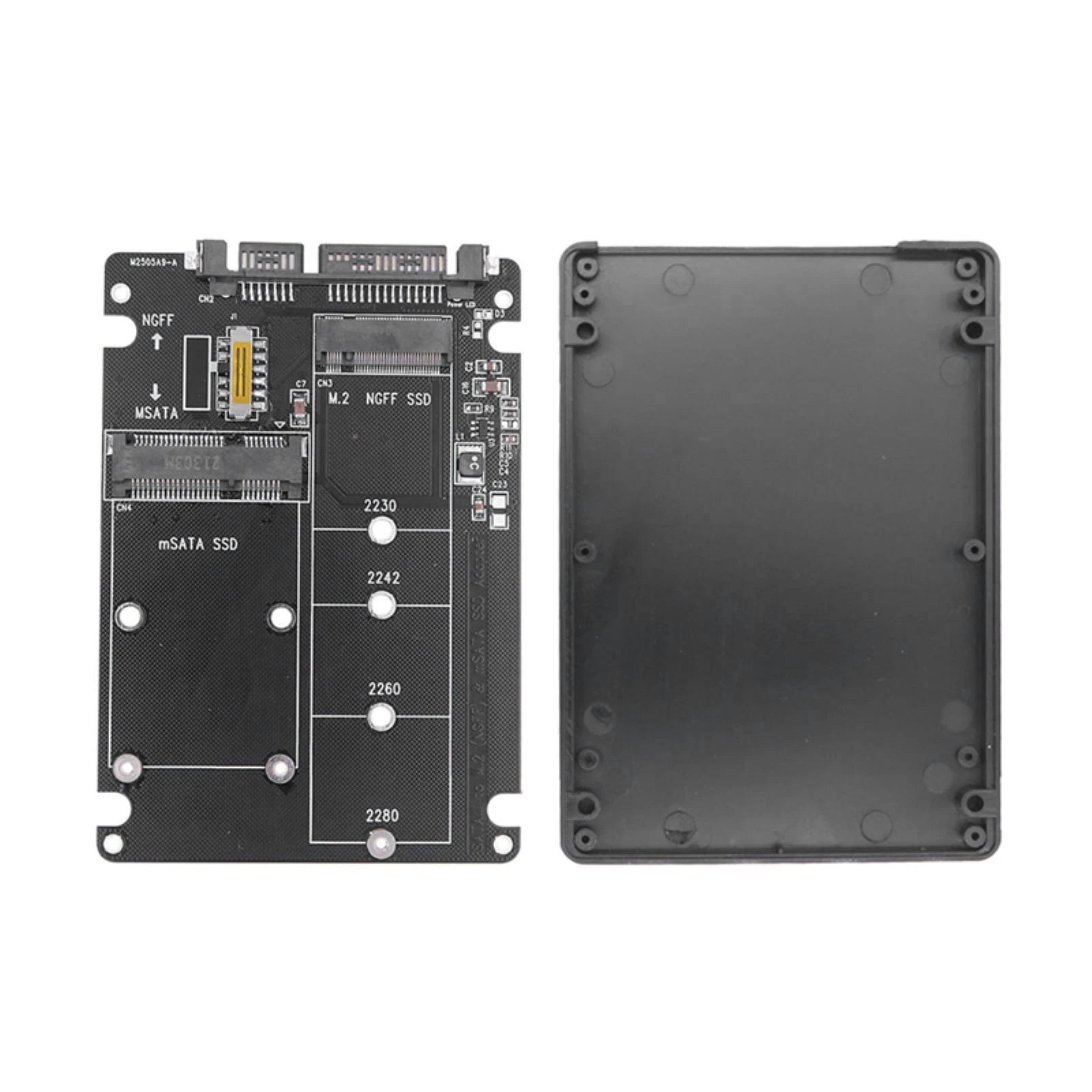 Adapter Card 2 In 1 Converter Supports Both M.2 Ngff And Msata Ssds