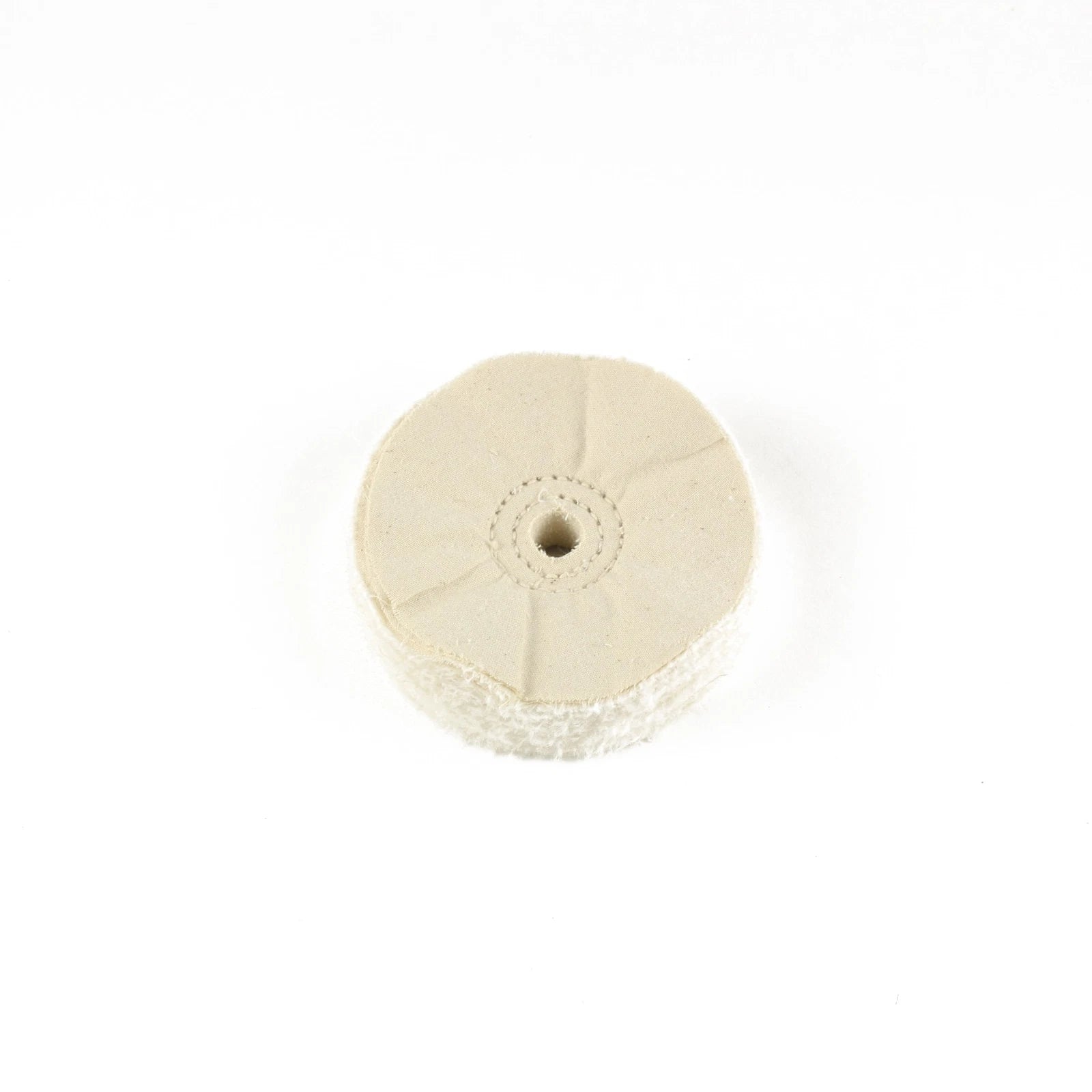 4" x 1/2" Arbor Hole - 60 Ply Loose Polishing Muslin Cotton Buffing Wheel