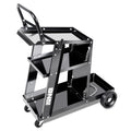 Gloss Black Portable 3 Levels Metal Welding Cart W/ | Built Supply Co