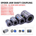 CNC Shaft Coupler Flexible Plum Spider Jaw Coupling