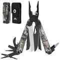 Flissa 15-in-1 Multi Tool Pocket Knife Stainless Steel Multitool
