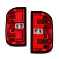 Fit 14-19 Chevy Silverado Gmc Sierra Led Bar Red | Built Supply Co