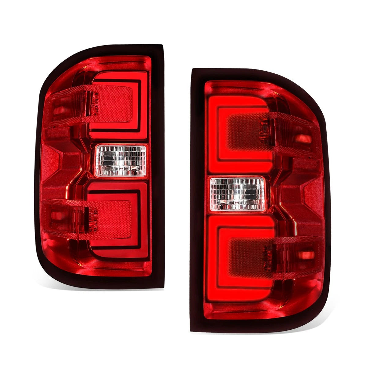 Fit 14-19 Chevy Silverado Gmc Sierra Led Bar Red | Built Supply Co