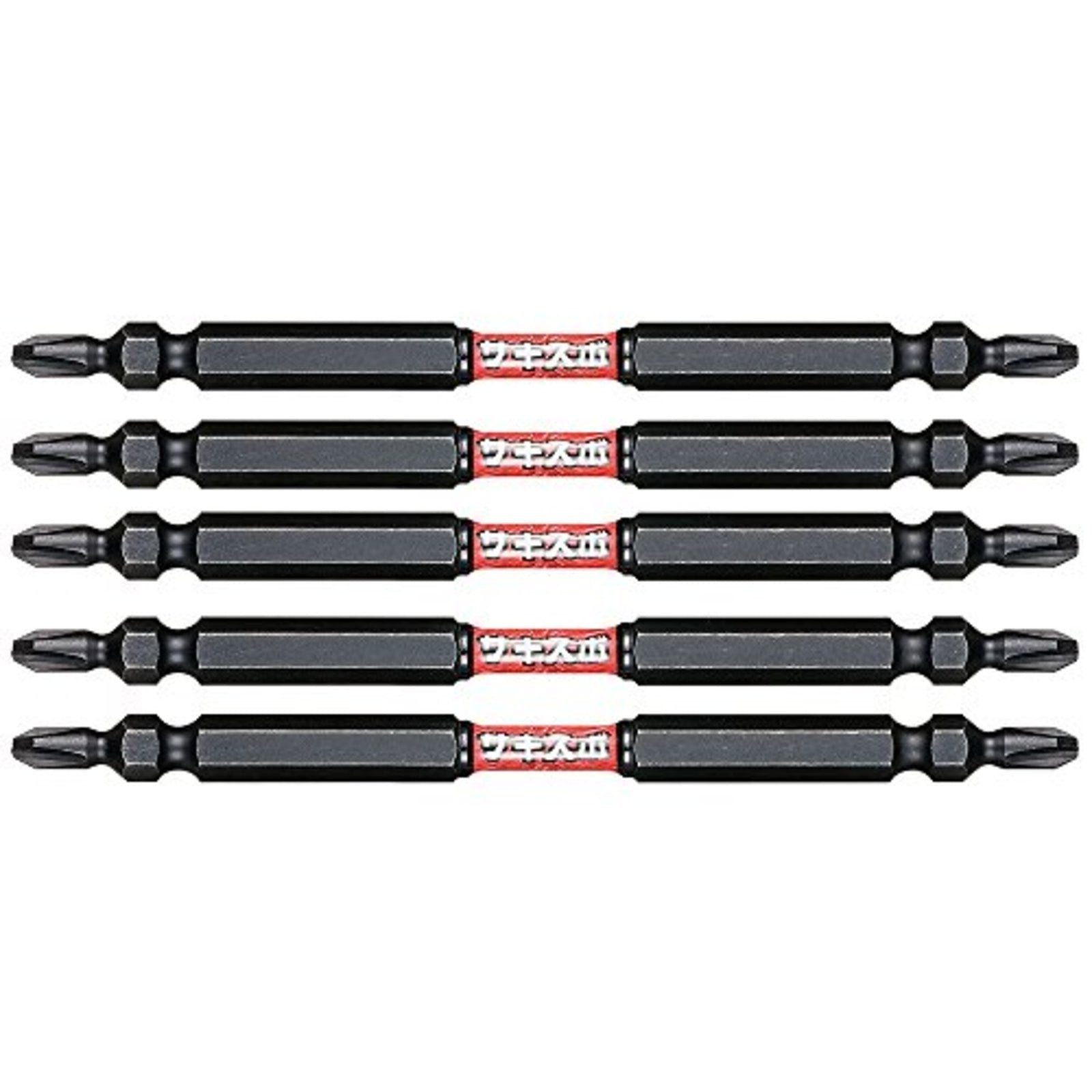 VESSEL Slim Torsion Bit Set (+) 2 110mm