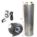 8"x 40" Carbon Filter & 720CFM 8" Inline Fan Air Blower Odor Control
