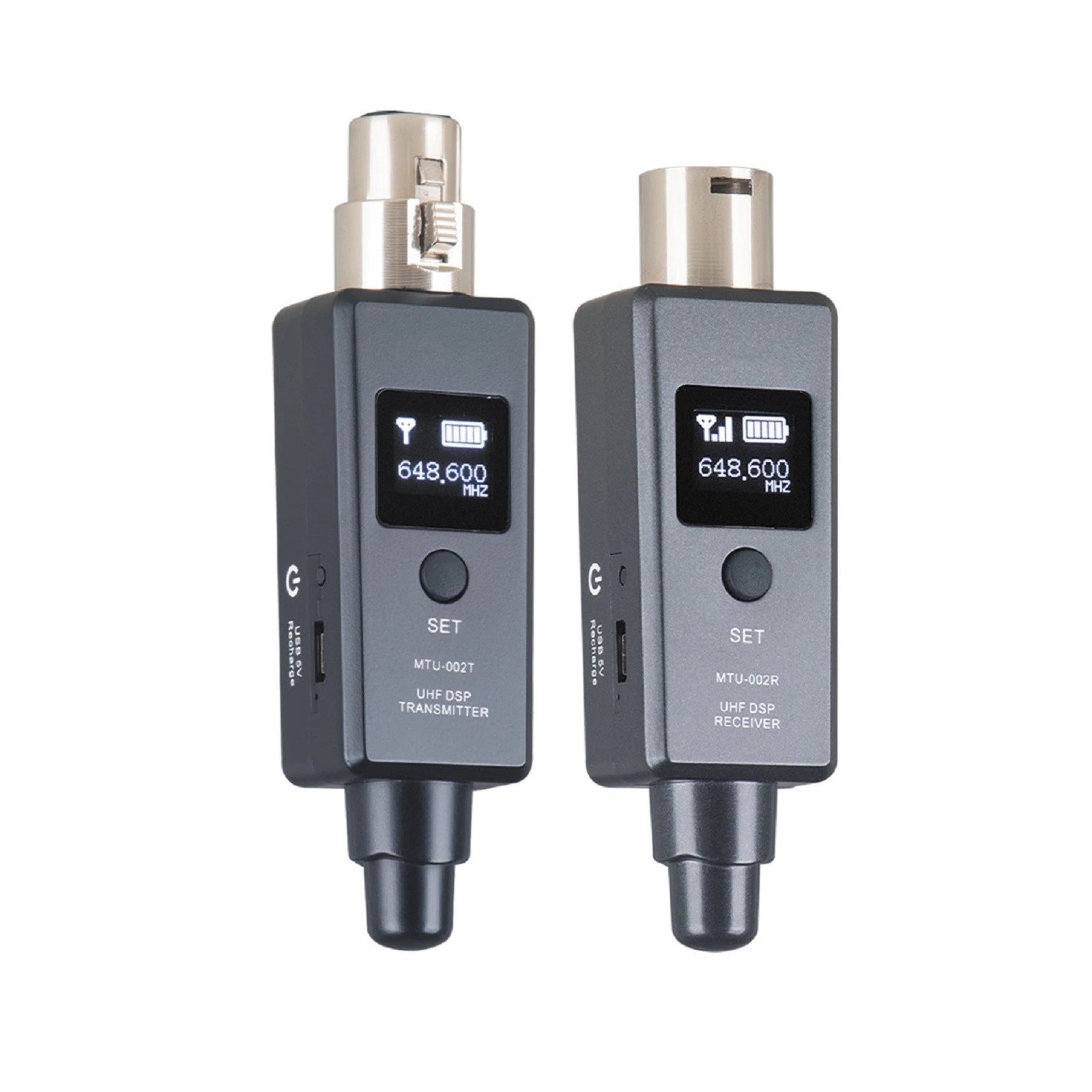 Wireless Microphone Adapter Usb Charging U3 Transmitter Receiver For