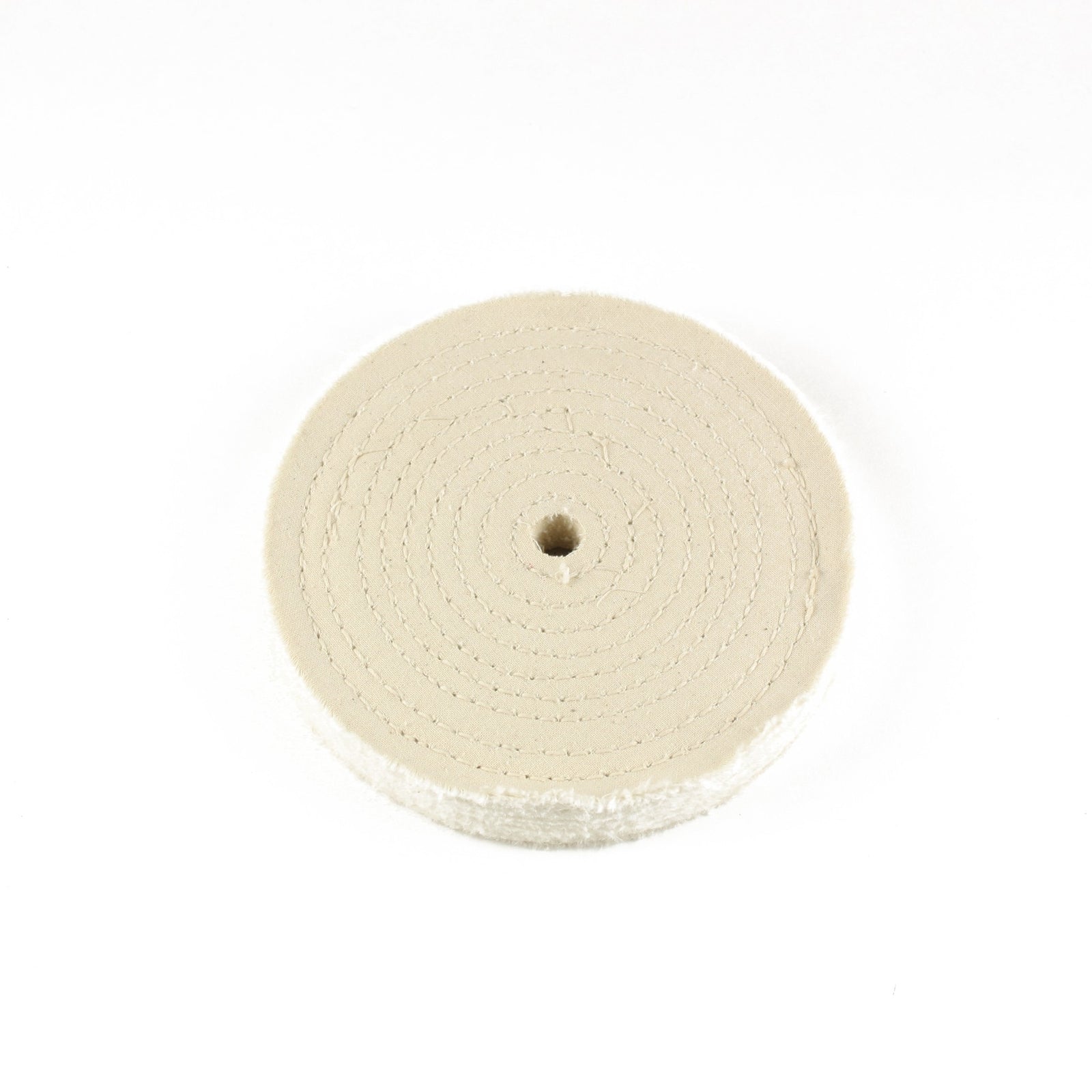 6" x 1/2" Arbor Hole - 60 Ply Spiral Sewn Polishing Muslin Cotton