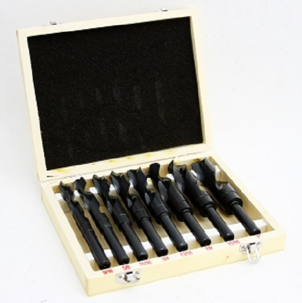 8pc Black Oxide Drill Bit Set