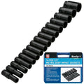 BlueSpot 16pc Deep Impact Socket Set 10mm - 32mm by BlueSpot