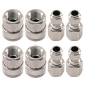 Npt Quick Connect Adapter 3/8" For Pressure Washer Ball Valve Hose