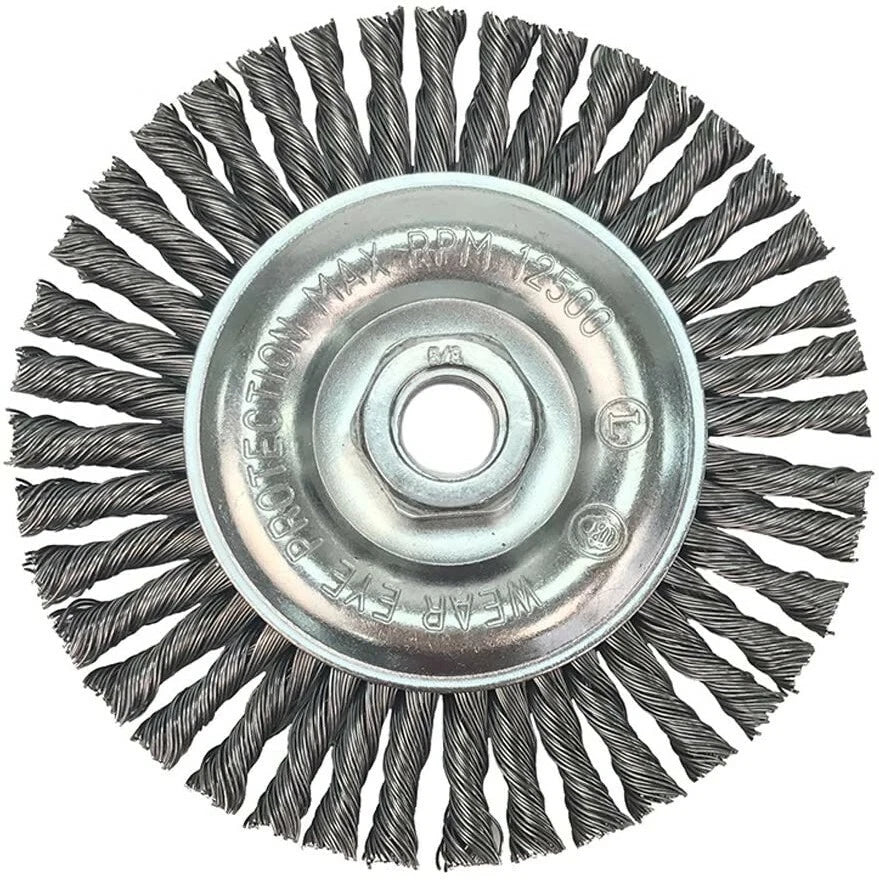 5 Pack - 5" x 5/8-11" Stringer Bead Wire Wheel Stainless Steel For Angle Grinder