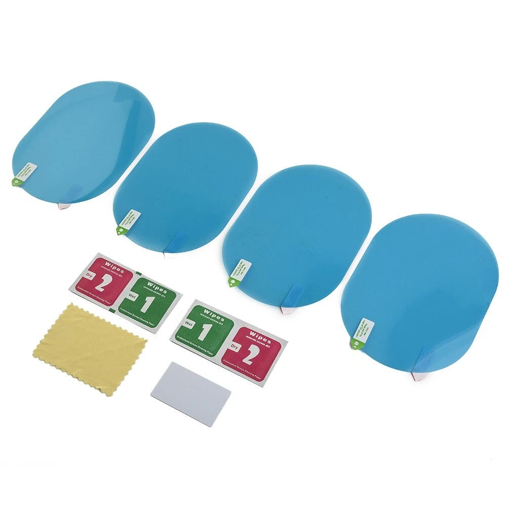 Set Car Rearview Mirror Sticker Anti-fog Protective Film Rain