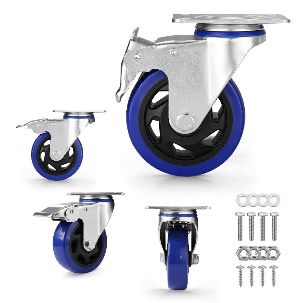 WORKPRO 4" Heavy Duty Caster Wheels by WORKPRO