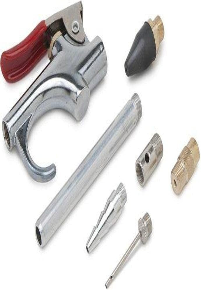 Vaper 7pc Blow Gun Set with Extension & Adaptor