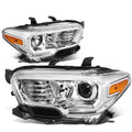 Fit 16-20 Toyota Tacoma Chrome Hosuing Amber Corner | Built Supply Co