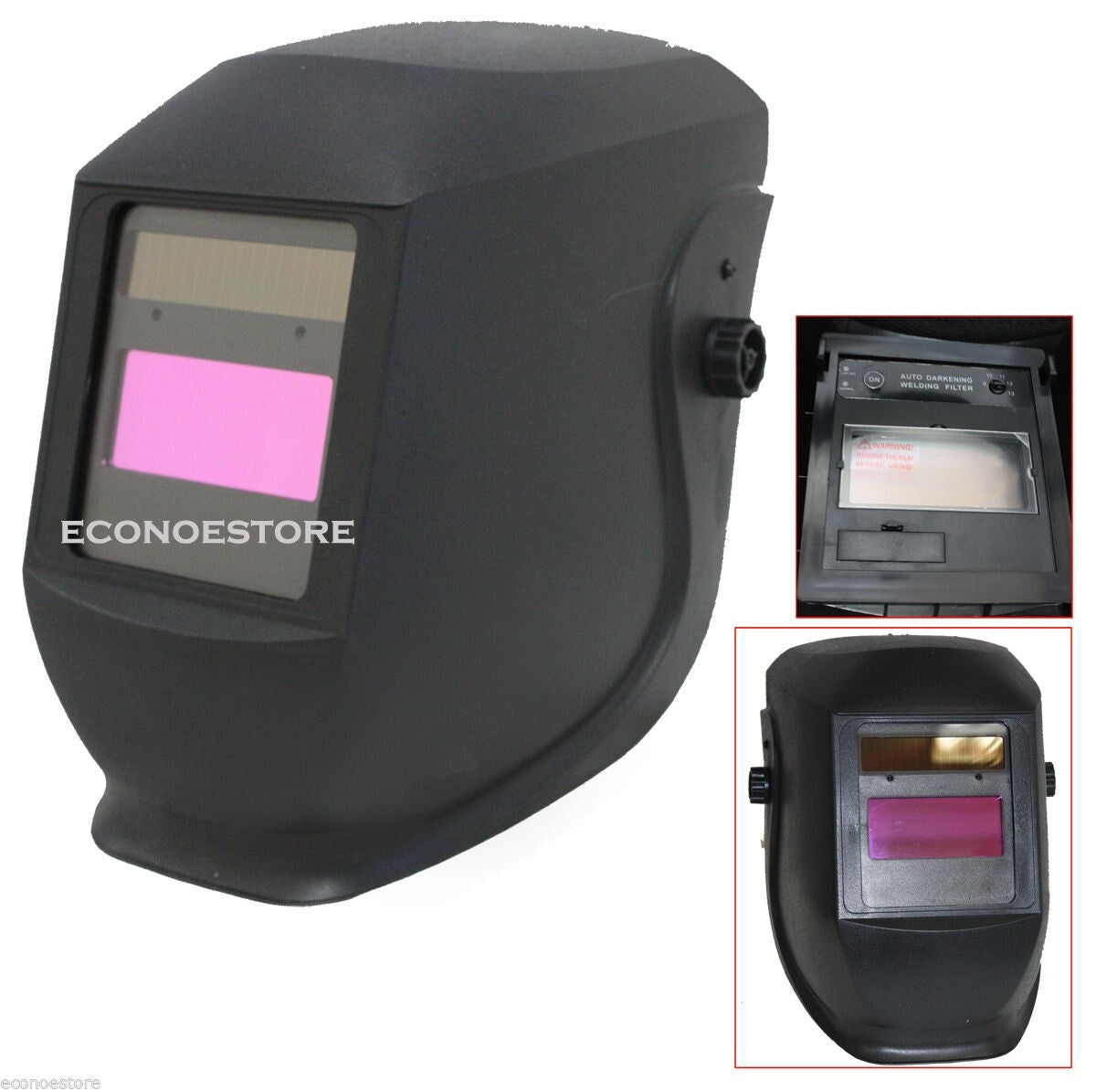 Black Auto Welding Grinding Mask Helmet Safer And Faster Speeds Welder