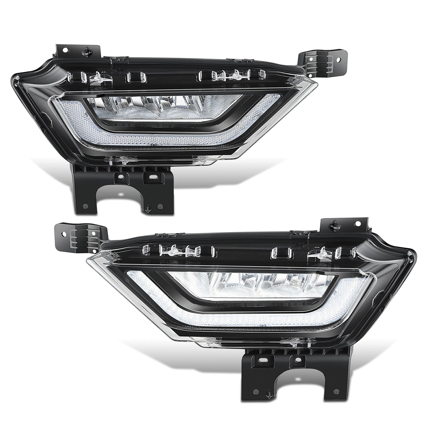 Fit 21-23 Ford F-150 Black Housing Clear Lens Led | Built Supply Co