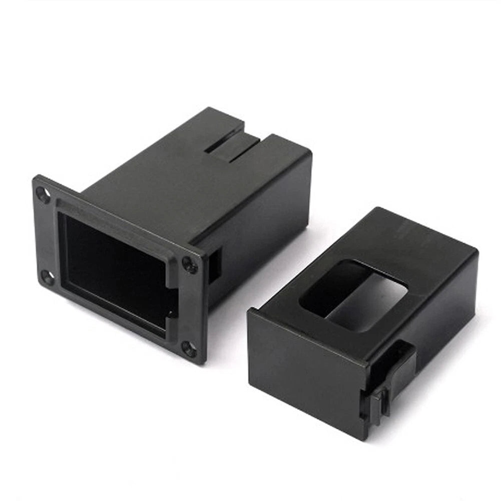 9V Battery Holder Box For Acoustic Guitar For Bass Pickup Plastic