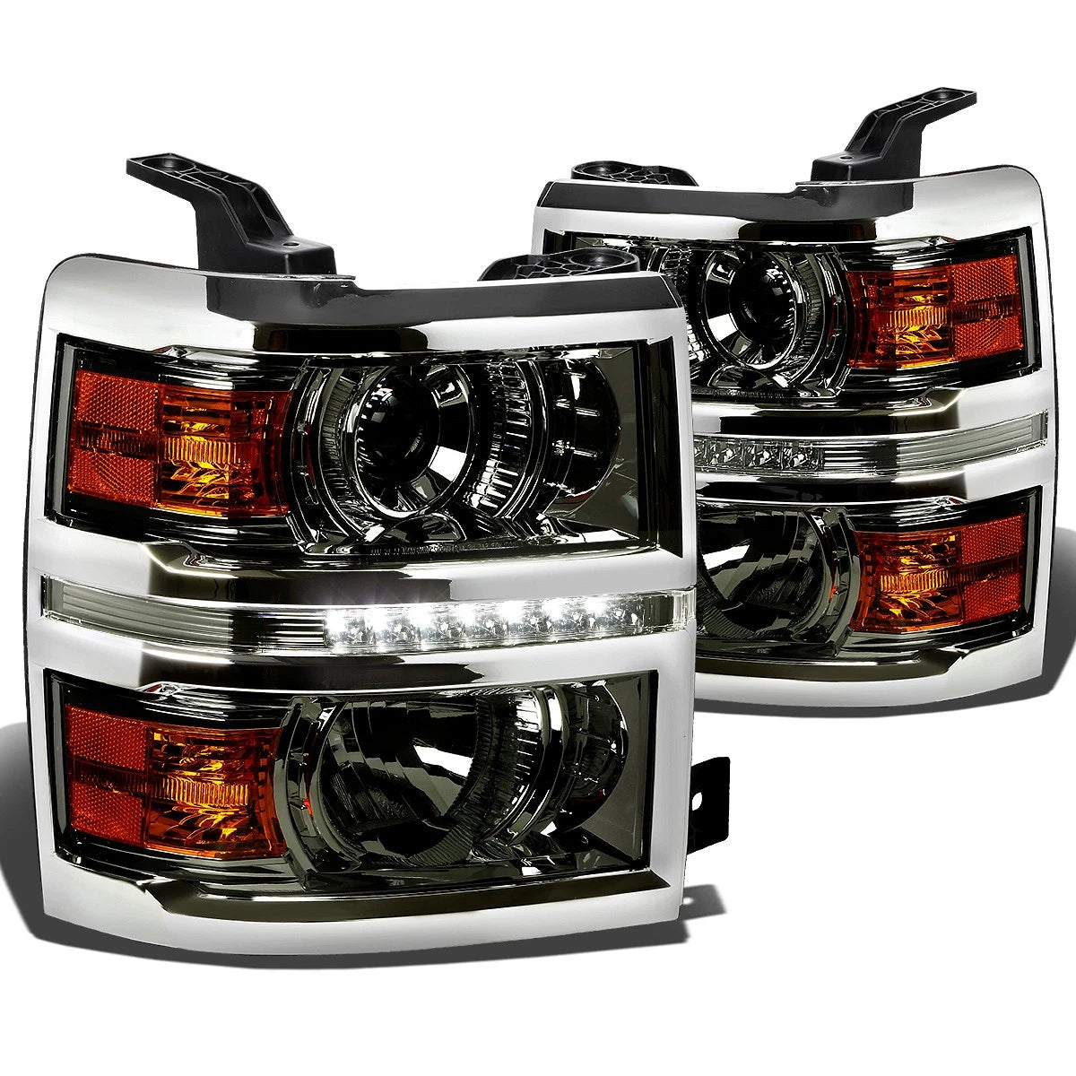 Fit 2014-2015 Chevy Silverado Smoked Amber | Built Supply Co