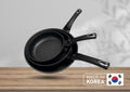 Made In Korea Nonstick Marble Frying Pan Set Marble Coating 8", 9.5",