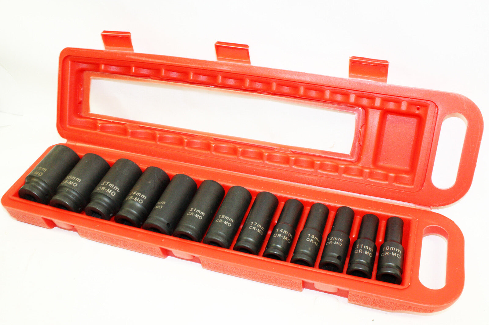 38pc 3/8 & 1/2-Drive DuoMetric Deep & Shallow Impact Socket Set