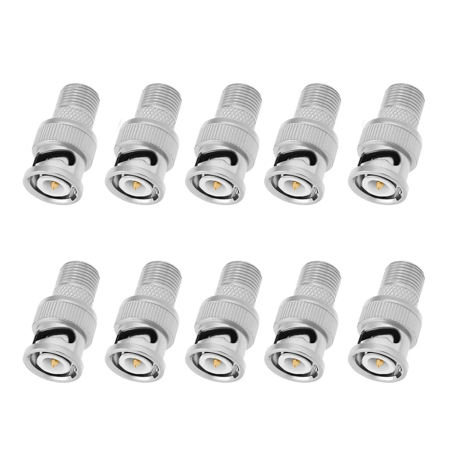 Bnc Male To F Female Coaxial Adapter Maintenance Part For Cctv