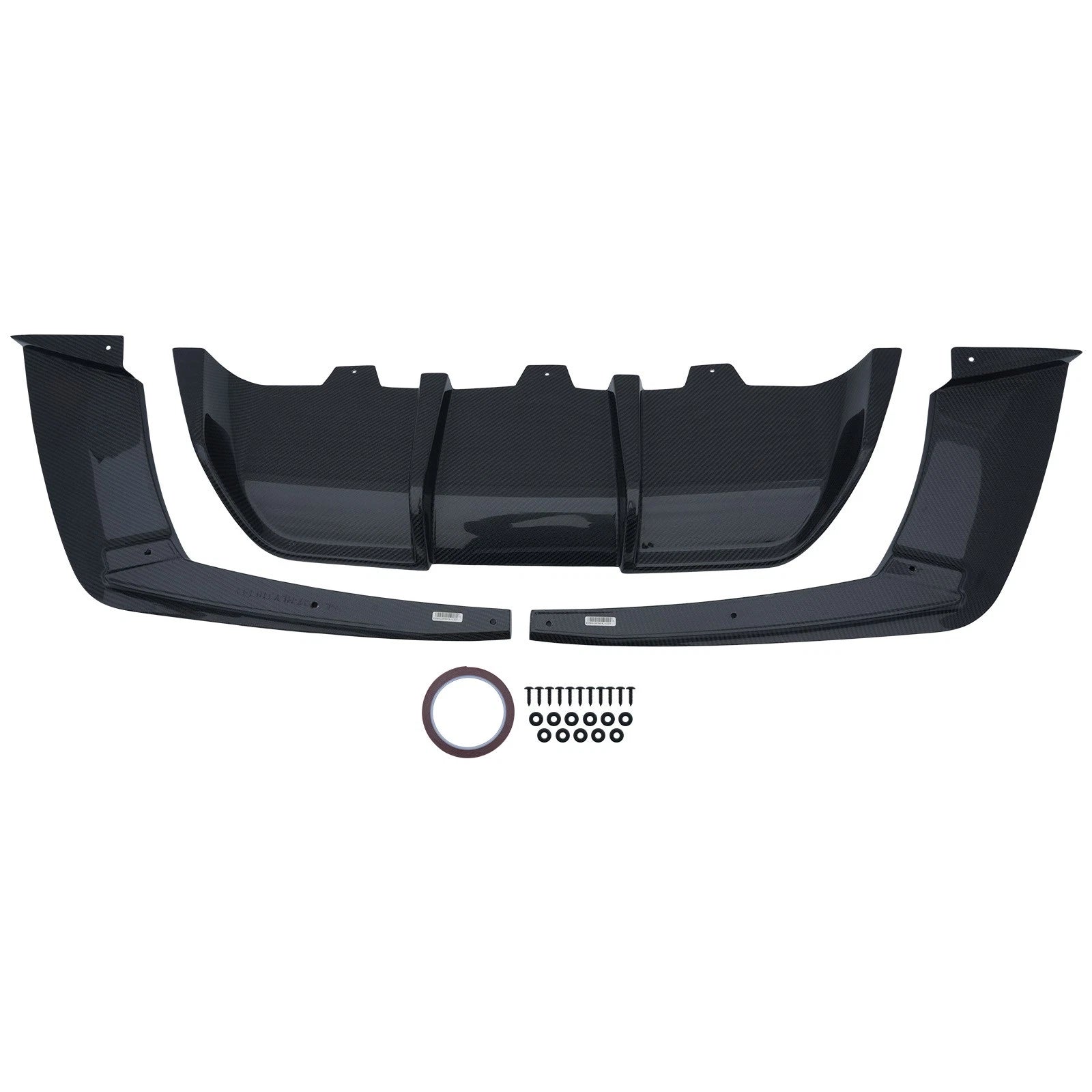 Real Carbon Bumper Diffuser for BMW F06 F12 F13 M6 Rear Lip 2013-2018