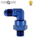 AN -6 (6AN AN6) to ORB-6 (9/16 UNF) O-Ring Boss 90 Degree Forged
