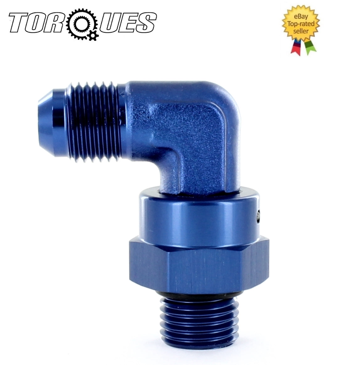 AN -6 (6AN AN6) to ORB-6 (9/16 UNF) O-Ring Boss 90 Degree Forged