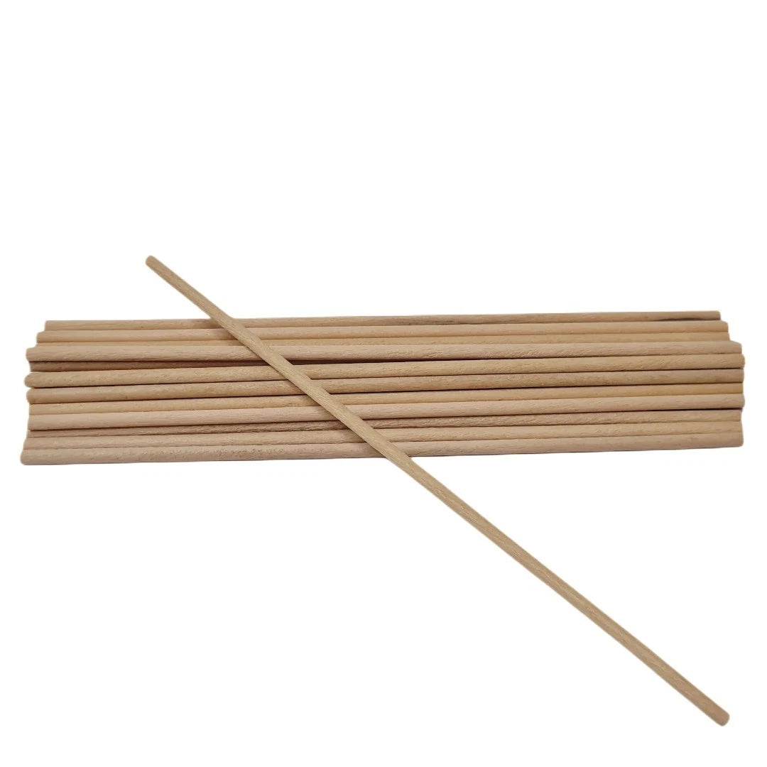 Pegwood Orange Wood Sticks – Fine Quality, 24-pack, 3mm X 150mm,