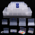 Case Storage Box 10/15/24/36 Compartment Container Portable