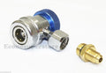1/4" Sae Male Flare Low Automotive Quick Coupler Connectors Adapter